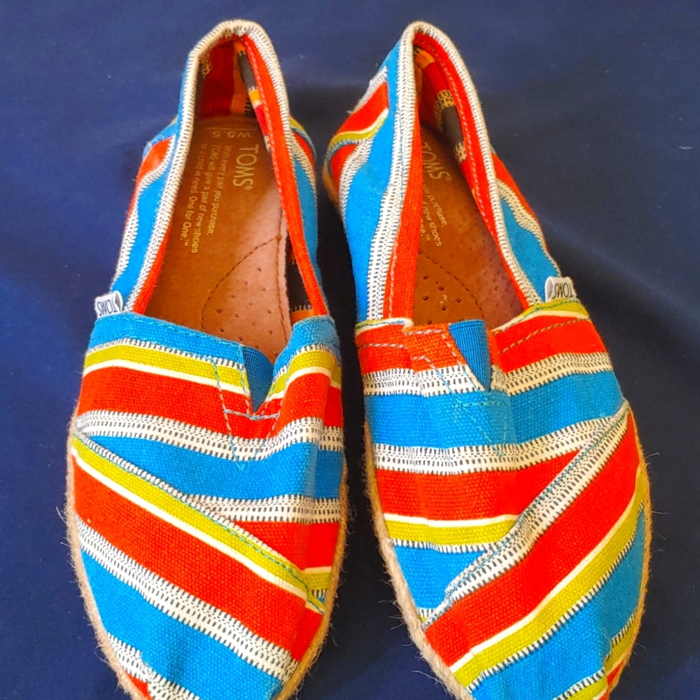 Tom's Shoes Multicolored Slip Ons